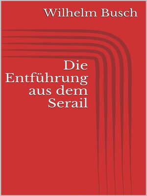 cover image of Die Entführung aus dem Serail